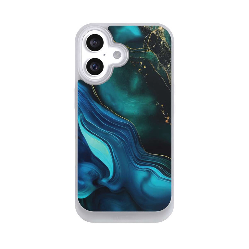 iPhone 16 NIVOpure Blaugoldene Tinte