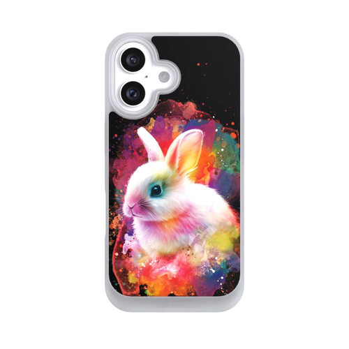 Apple iPhone 16 NIVOpure Happy Rabbit Schwarz