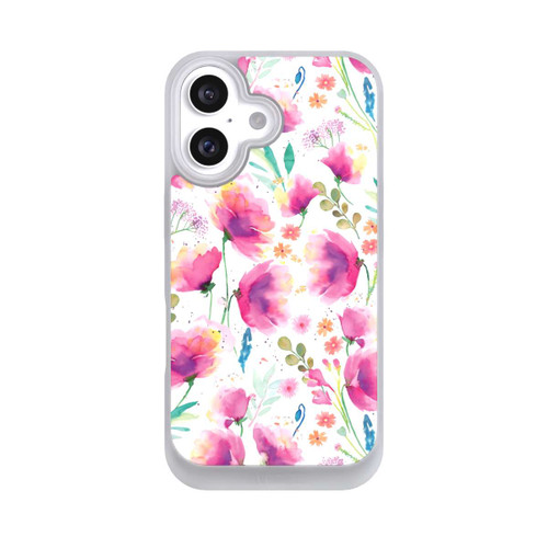 Apple iPhone 16 NIVOpure Watercolor Abstract Poppies