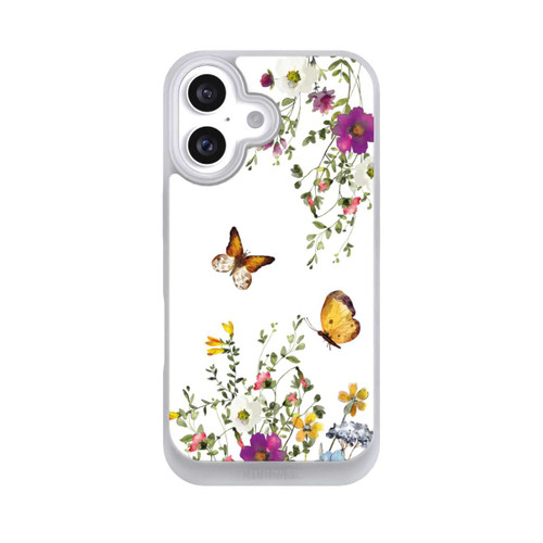 Apple iPhone 16 NIVOpure Schmetterlinge und bunte Blumen
