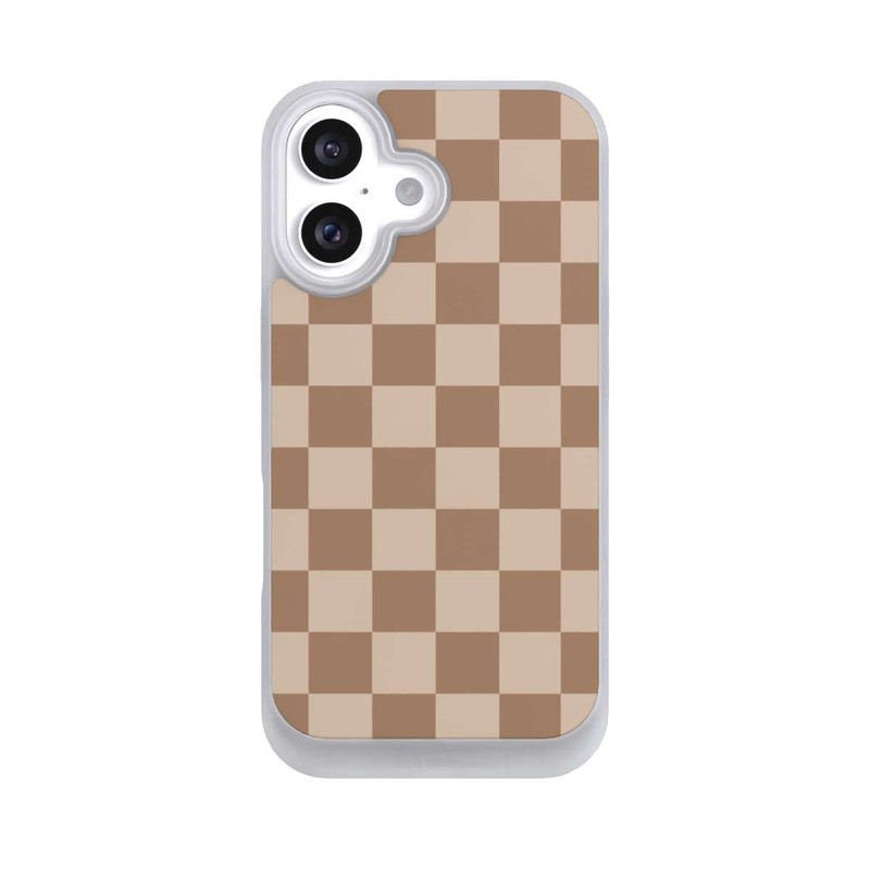 iPhone 16 NIVOpure Braun Karo