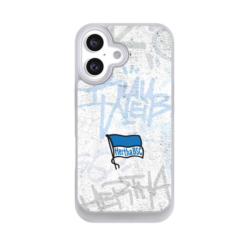 iPhone 16 NIVOpure Street Graffiti Grau