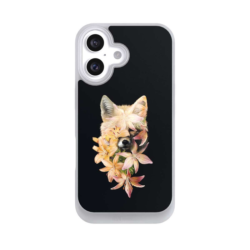 iPhone 16 NIVOpure Blumen-Fuchs
