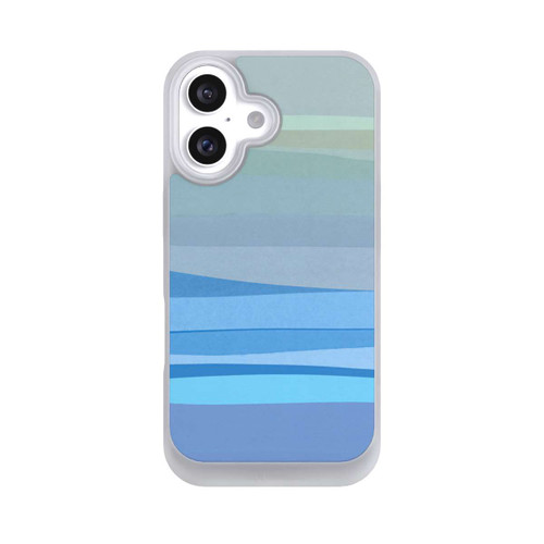 Apple iPhone 16 NIVOpure Blau Abstrakt 1
