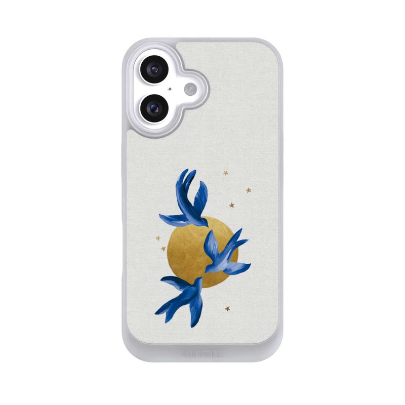 iPhone 16 NIVOpure Blaue Vögel