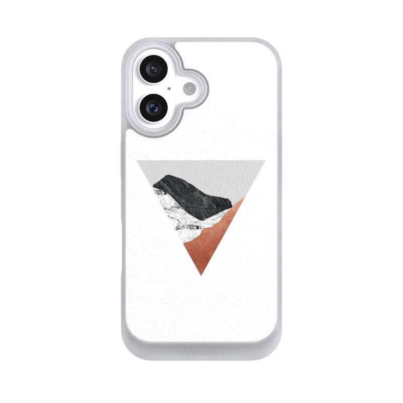 iPhone 16 NIVOpure Kupfer Geometrisch