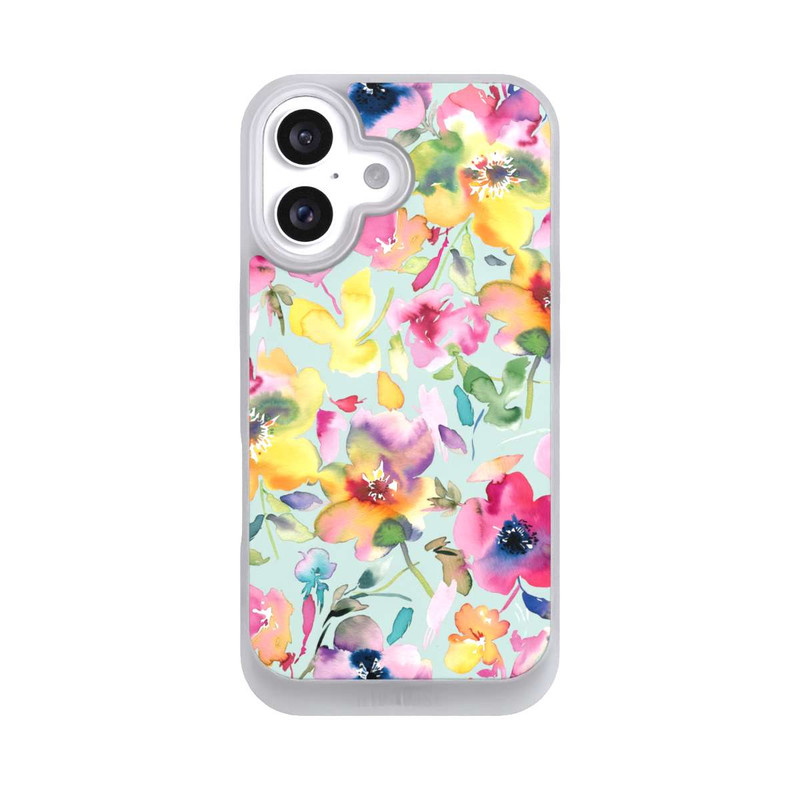 iPhone 16 NIVOpure Künstlerischer Sommer Psychedelic Floral