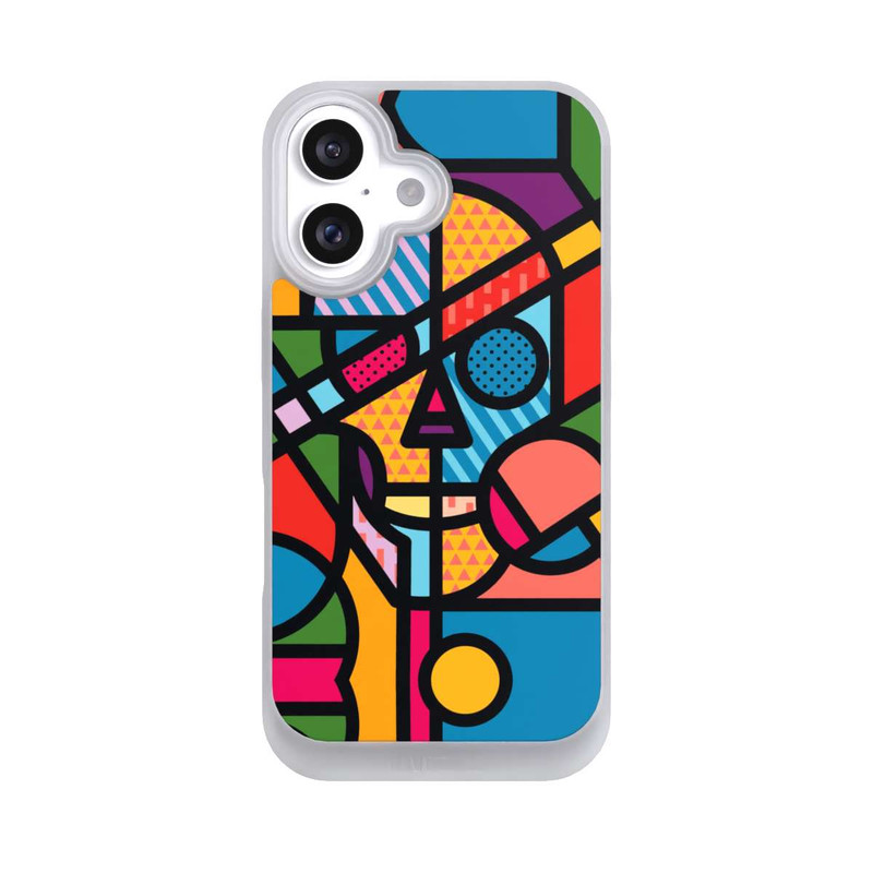 iPhone 16 NIVOpure Vit Skull Colorful