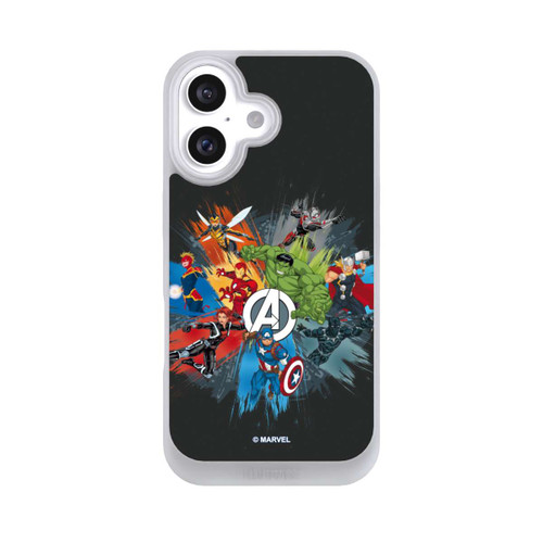 Apple iPhone 16 NIVOpure Marvel's Avengers Black