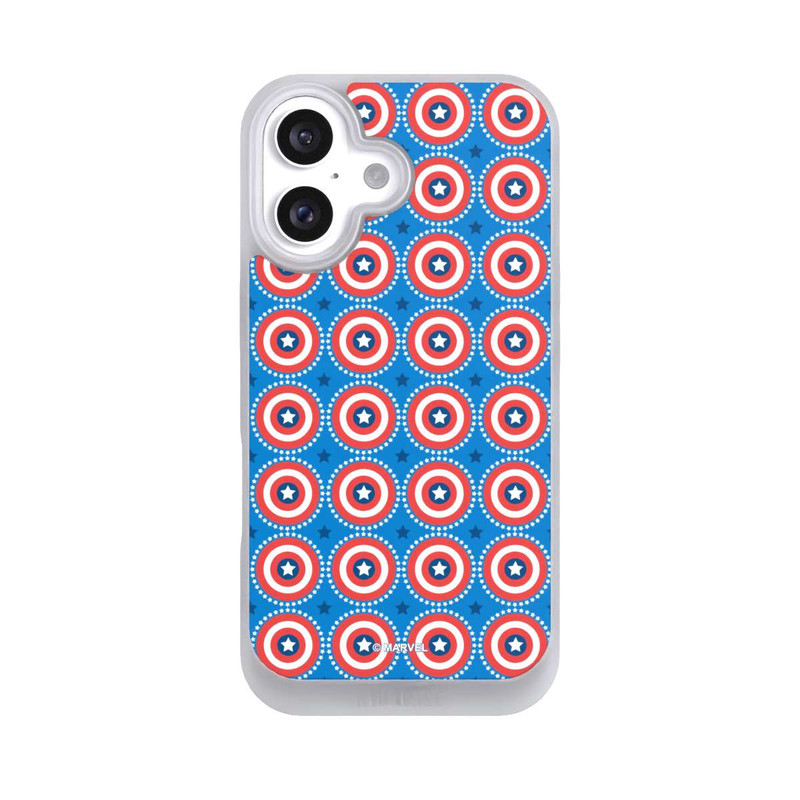 iPhone 16 NIVOpure Captain American Shield Pattern