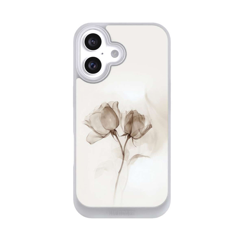 iPhone 16 NIVOpure Braune Rose Blume Nebel