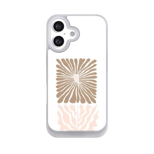 Apple iPhone 16 NIVOpure Boho Flower Caramel on White