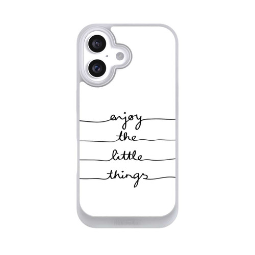 Apple iPhone 16 NIVOpure Enjoy The Little Things White