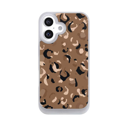 Apple iPhone 16 NIVOpure Leo Muster Braun