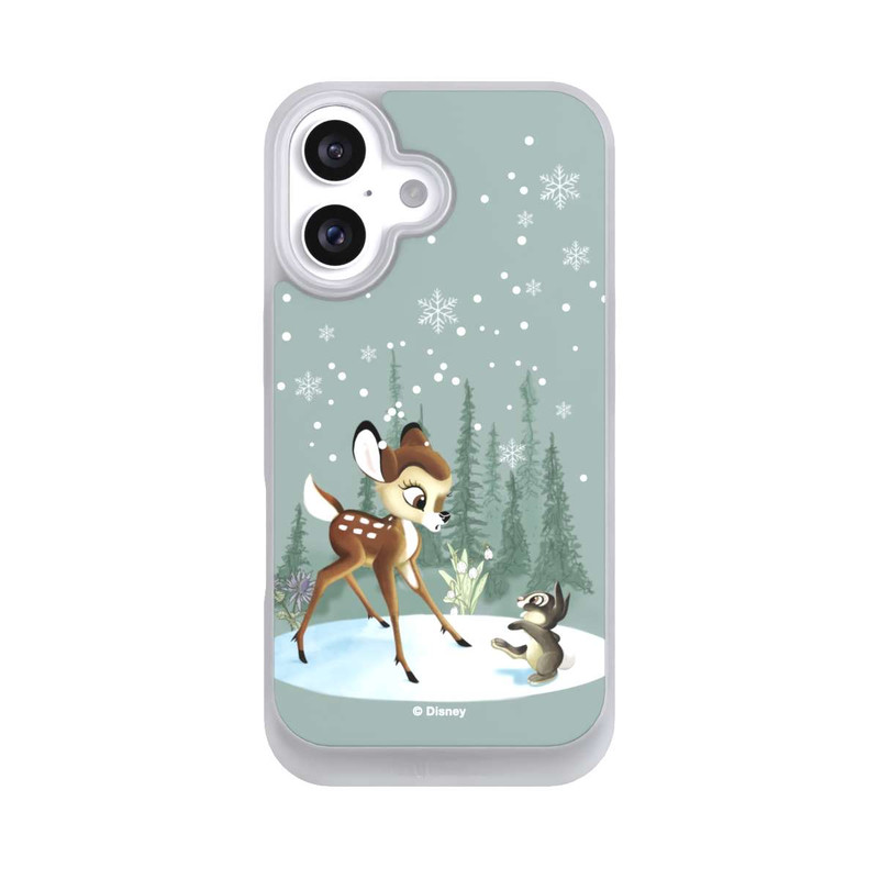 iPhone 16 NIVOpure Bambi et Panpan Monde Hivernal
