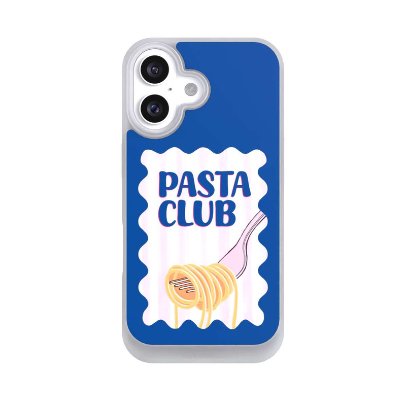 iPhone 16 NIVOpure Pasta Club in Blue and Pink