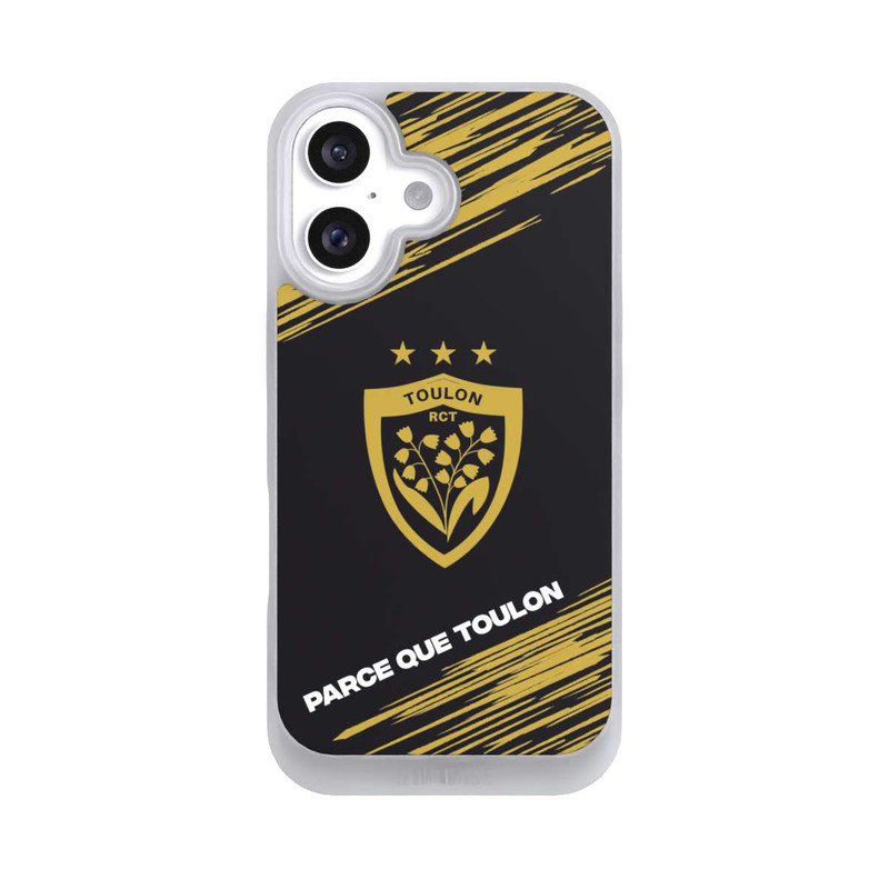 iPhone 16 NIVOpure RCT Logo Gold Monochrom