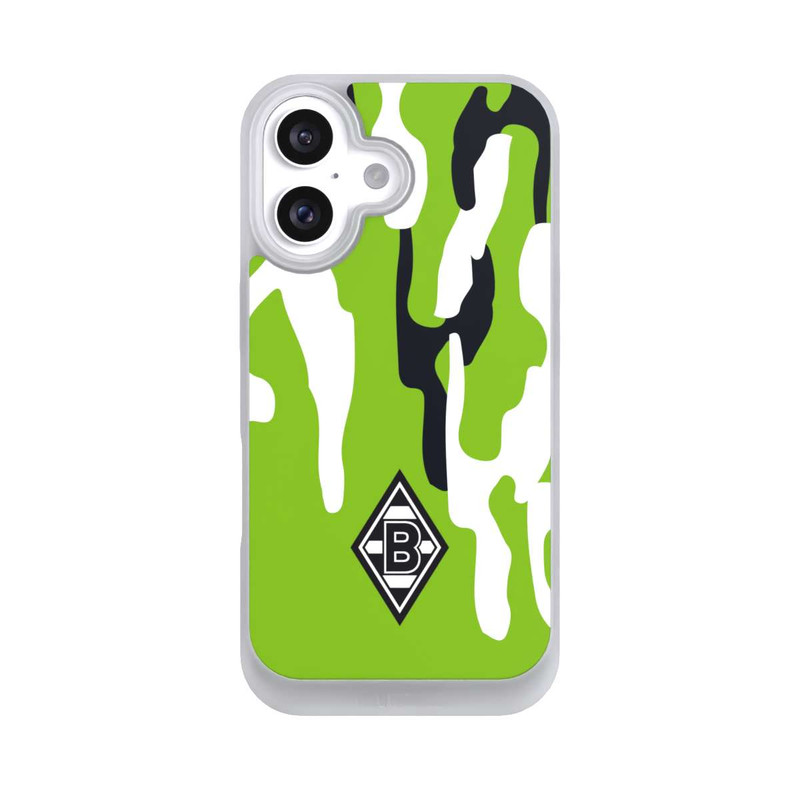 iPhone 16 NIVOpure Borussia Raute Grün Weiß Schwarz