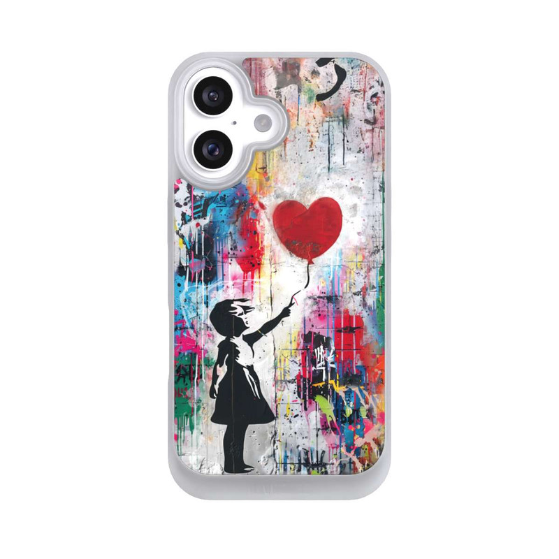 iPhone 16 NIVOpure Balloon Girl Colorful