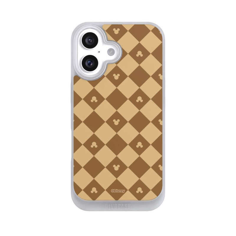 iPhone 16 NIVOpure Micky Muster Beige Braun
