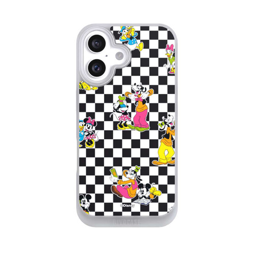 Apple iPhone 16 NIVOpure Donald and Friends Pattern Black and White