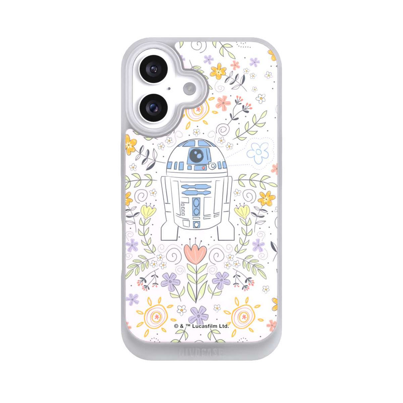 iPhone 16 NIVOpure R2D2 Blumen Muster