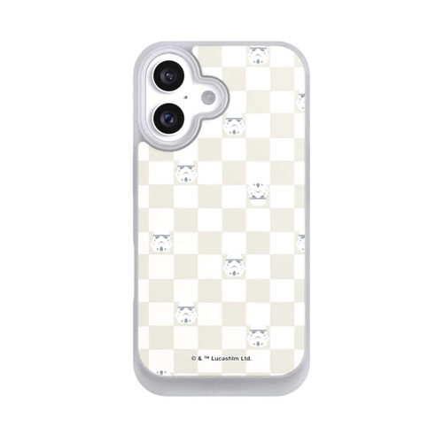 Apple iPhone 16 NIVOpure Stormtrooper Checked Pattern Beige