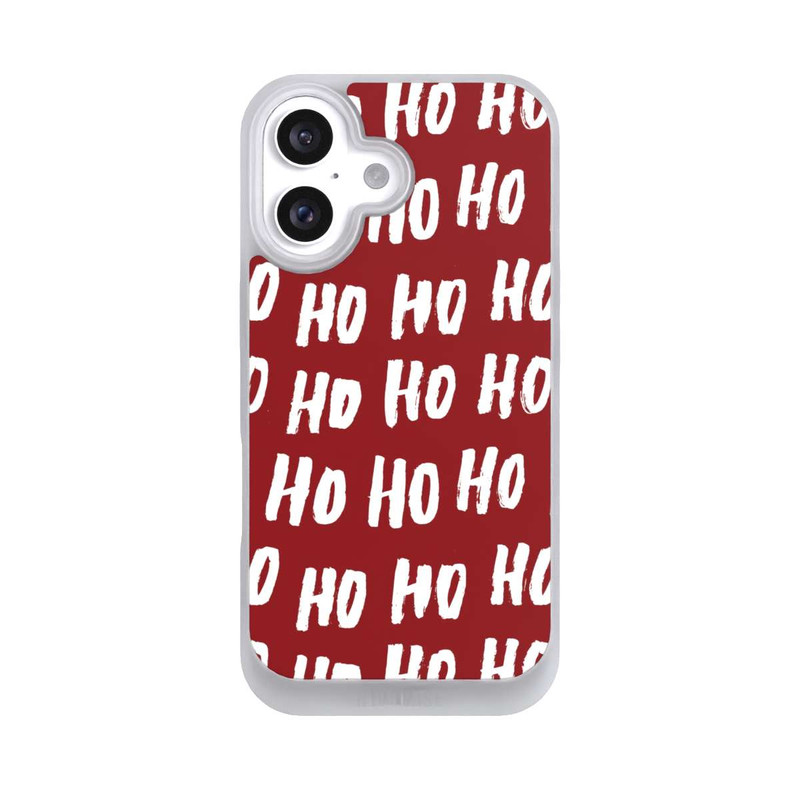 iPhone 16 NIVOpure Ho Ho Ho Weihnachten Rotes Muster