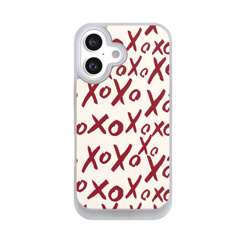 iPhone 16 NIVOpure XOXO Liebe Muster