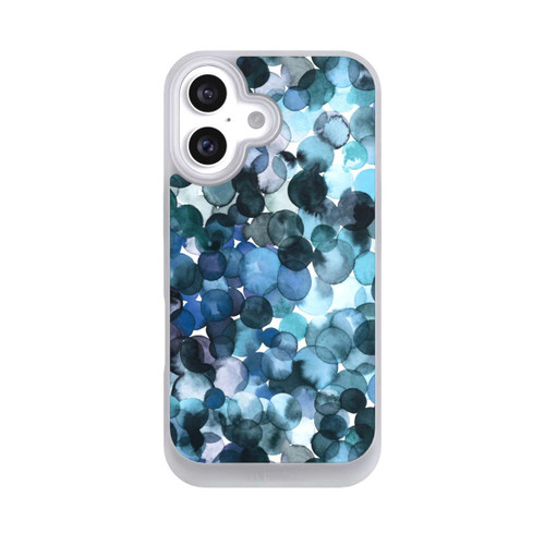 Apple iPhone 16 NIVOpure Blätterzauber Blau