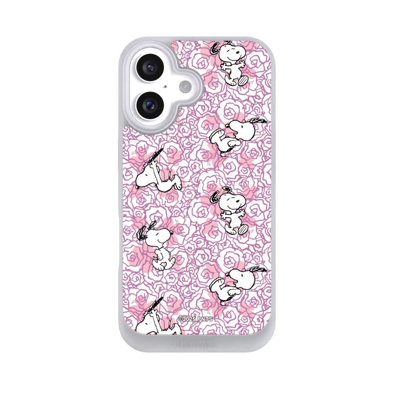 iPhone 16 NIVOpure Peanuts Pink Roses Pattern