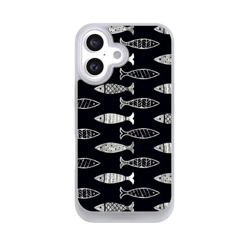 iPhone 16 NIVOpure Black Fishy Theme