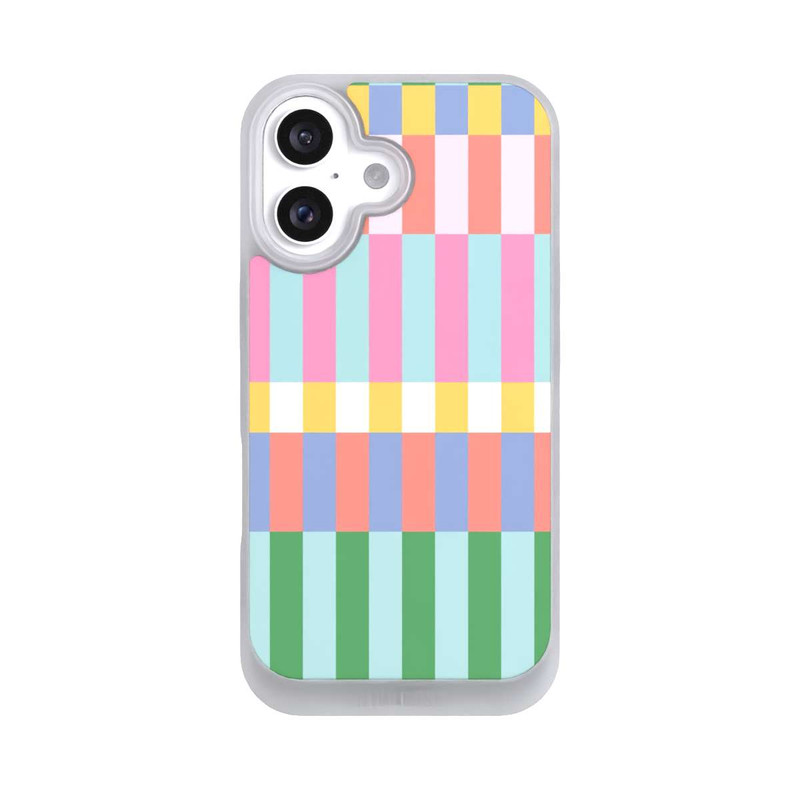 iPhone 16 NIVOpure Checked Theme Pastel
