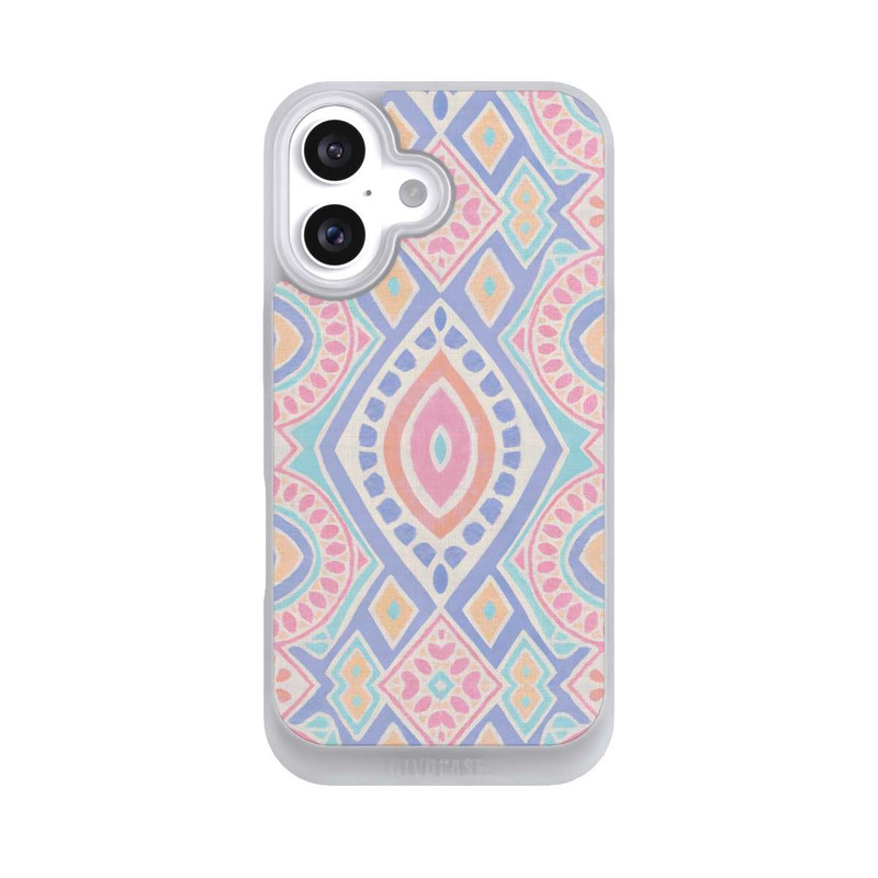 iPhone 16 NIVOpure Boho Geometric Mosaic Intricate Tribal Design