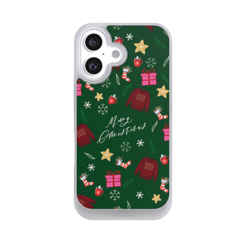Apple iPhone 16 NIVOpure Traditionelles Weihnachtsmuster