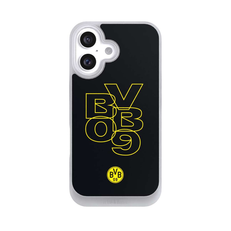 iPhone 16 NIVOpure BVB09 Gelb Schwarz