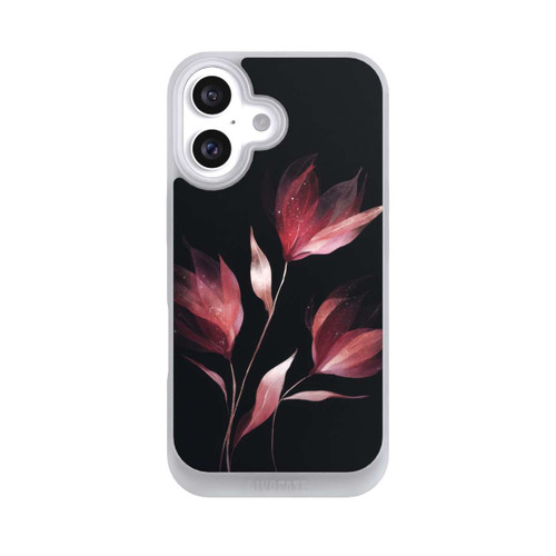 Apple iPhone 16 NIVOpure Burgunderrote Blume Negativ