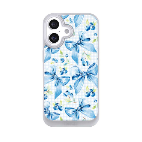 Apple iPhone 16 NIVOpure Blaue Schleifen und Blaubeeren mit KI