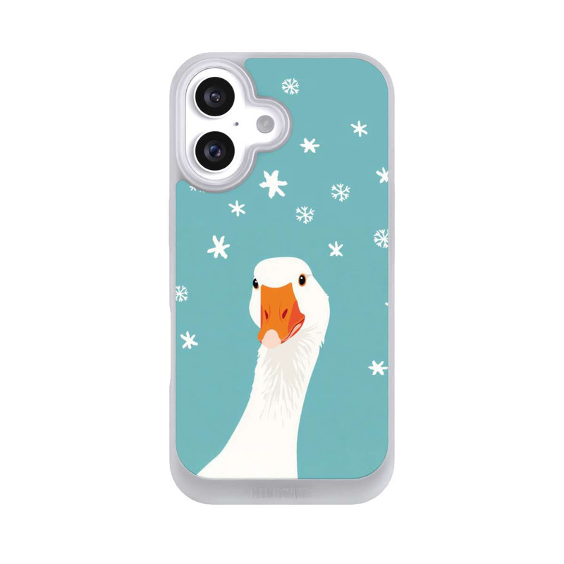 iPhone 16 NIVOpure Funny Goose Stars Blue with AI