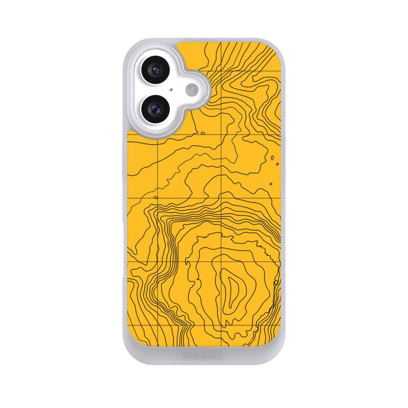 iPhone 16 NIVOpure Berg gelbe Linien