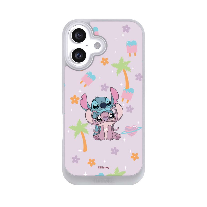 iPhone 16 NIVOpure Stitch and Angel Cute Couple
