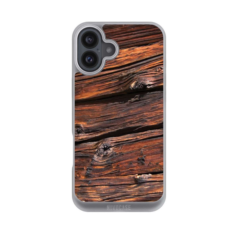 iPhone 16 Plus NIVOpure Verwitterte Holzplanken