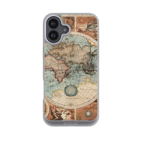Apple iPhone 16 Plus NIVOpure Vintage Weltkarte