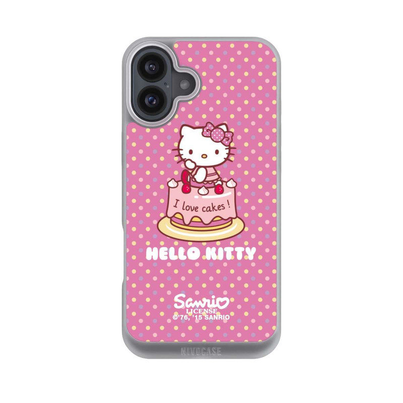 iPhone 16 Plus NIVOpure Hello Kitty - I Love Cakes
