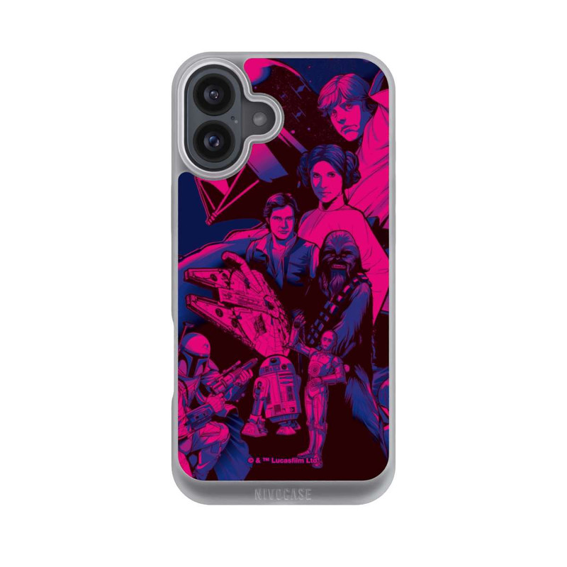 iPhone 16 Plus NIVOpure StarWars Charaktere - Ultraviolet