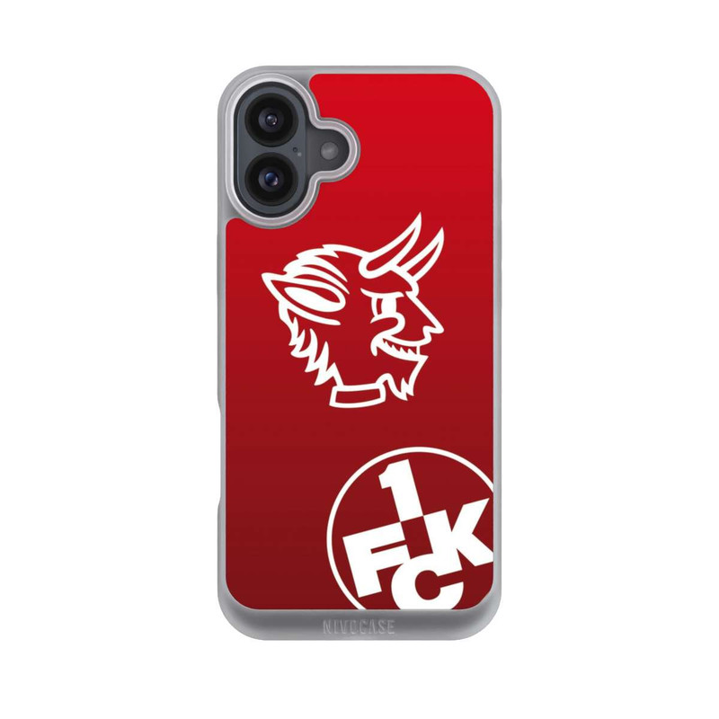 iPhone 16 Plus NIVOpure Teufelskopf FCK auf Rot