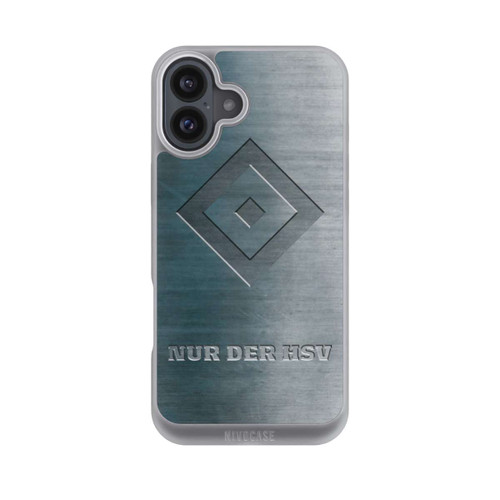 Apple iPhone 16 Plus NIVOpure Nur der HSV Metalllook