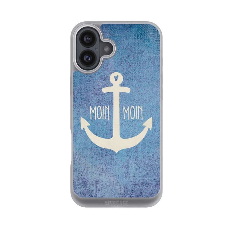 iPhone 16 Plus NIVOpure Moin Moin Anker Blau