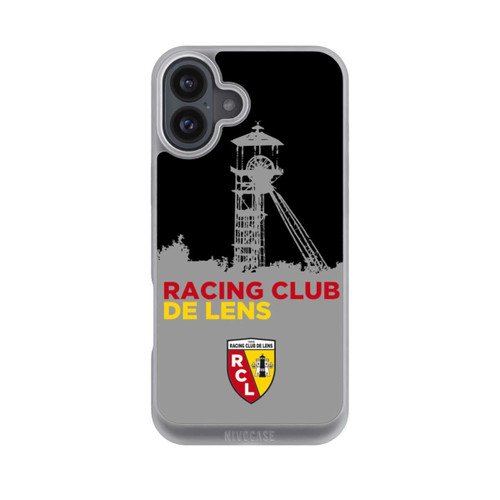 Apple iPhone 16 Plus NIVOpure RC Lens Turm Schwarz-Grau