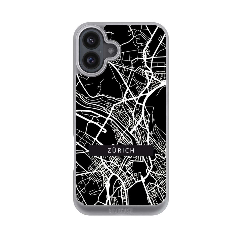 iPhone 16 Plus NIVOpure Zürich Stadtkarte